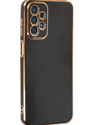 Newface Samsung Galaxy A23 4G Kılıf Volet Silikon - Siyah