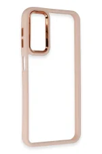 Newface Samsung Galaxy A24 4G Kılıf Dora Kapak - Pudra - Görsel 3