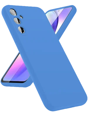 Newface Samsung Galaxy A24 4G Kılıf First Silikon - Mavi