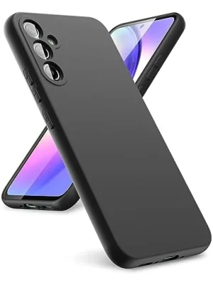 Newface Samsung Galaxy A24 4G Kılıf First Silikon - Siyah