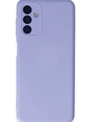 Newface Samsung Galaxy A24 4G Kılıf Nano içi Kadife Silikon - Lila
