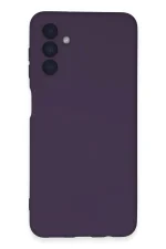 Newface Samsung Galaxy A24 4G Kılıf Nano içi Kadife Silikon - Mor