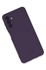 Newface Samsung Galaxy A24 4G Kılıf Nano içi Kadife Silikon - Mor - Görsel 3