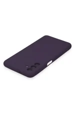 Newface Samsung Galaxy A24 4G Kılıf Nano içi Kadife Silikon - Mor - Görsel 4