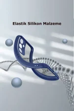 Newface Samsung Galaxy A24 4G Kılıf Platin Silikon - Mavi - Görsel 2