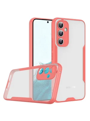 Newface Samsung Galaxy A24 4G Kılıf Platin Silikon - Pembe