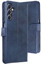 Newface Samsung Galaxy A24 4G Kılıf Trend S Plus Kapaklı Kılıf - Lacivert