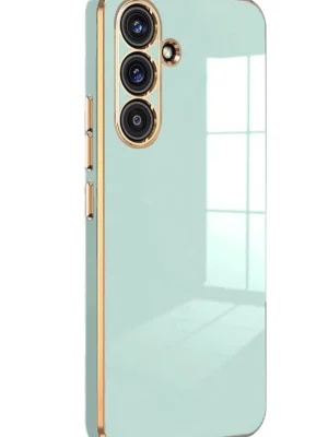 Newface Samsung Galaxy A24 4G Kılıf Volet Silikon - Açık Yeşil