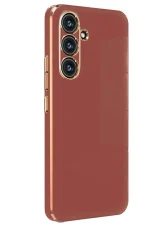 Newface Samsung Galaxy A24 4G Kılıf Volet Silikon - Kırmızı