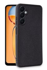 Newface Samsung Galaxy A25 5G Kılıf Aras Deri Kapak - Siyah - Görsel 2