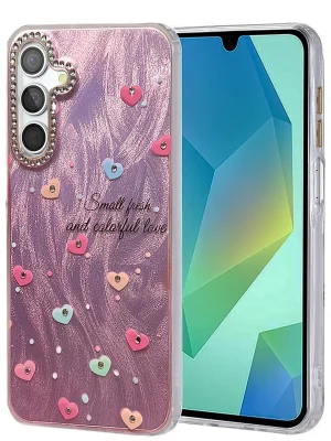 Newface Samsung Galaxy A25 5G Kılıf Blade Aynalı Desenli Kapak - Desen 8