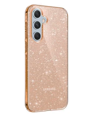 Newface Samsung Galaxy A25 5G Kılıf Glow Kapak - Turuncu