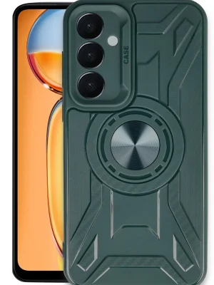 Newface Samsung Galaxy A25 5G Kılıf Lincoln Silikon - Koyu Yeşil