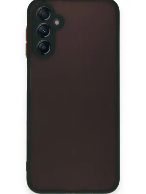 Newface Samsung Galaxy A25 5G Kılıf Montreal Silikon Kapak - Yeşil