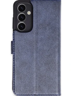 Newface Samsung Galaxy A25 5G Kılıf Trend S Plus Kapaklı Kılıf - Lacivert