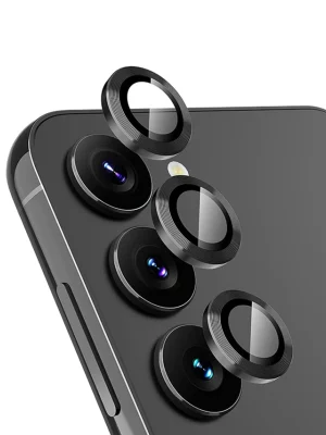 Newface Samsung Galaxy A25 5G Valdez Metal Kamera Lens - Siyah