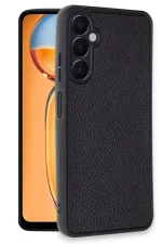 Newface Samsung Galaxy A26 Kılıf Aras Deri Kapak - Siyah - Görsel 2