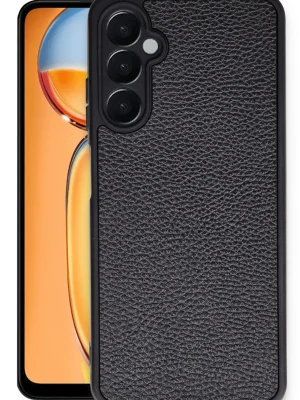 Newface Samsung Galaxy A26 Kılıf Aras Deri Kapak - Siyah