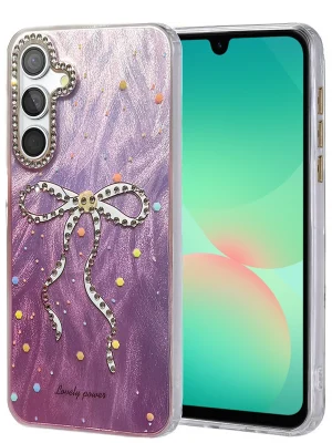 Newface Samsung Galaxy A26 Kılıf Blade Aynalı Desenli Kapak - Desen 1