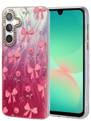 Newface Samsung Galaxy A26 Kılıf Blade Aynalı Desenli Kapak - Desen 3