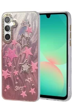 Newface Samsung Galaxy A26 Kılıf Blade Aynalı Desenli Kapak - Desen 7