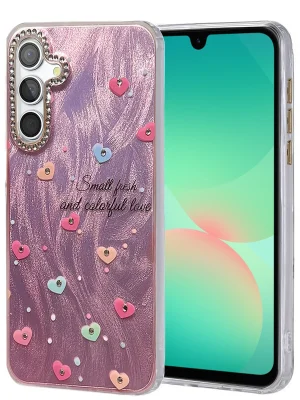 Newface Samsung Galaxy A26 Kılıf Blade Aynalı Desenli Kapak - Desen 8