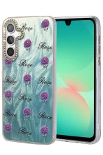 Newface Samsung Galaxy A26 Kılıf Blade Aynalı Desenli Kapak - Desen 9