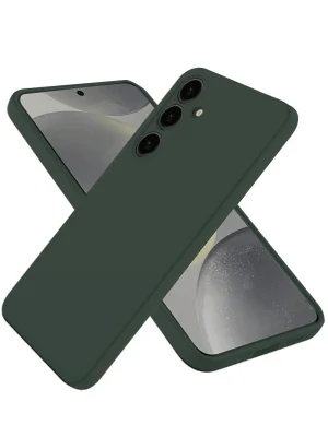 Newface Samsung Galaxy A26 Kılıf First Silikon - Koyu Yeşil