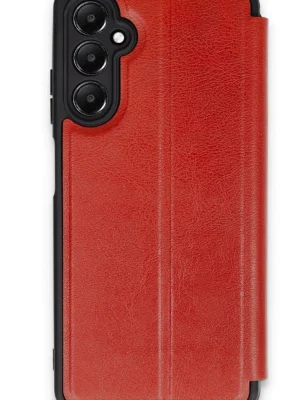 Newface Samsung Galaxy A26 Kılıf Flip Cover - Kırmızı