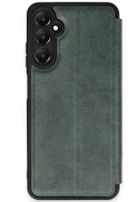 Newface Samsung Galaxy A26 Kılıf Flip Cover - Koyu Yeşil