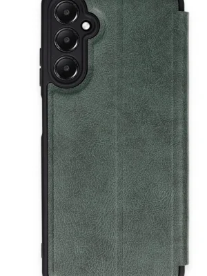 Newface Samsung Galaxy A26 Kılıf Flip Cover - Koyu Yeşil
