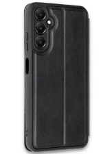 Newface Samsung Galaxy A26 Kılıf Flip Cover - Siyah - Görsel 2