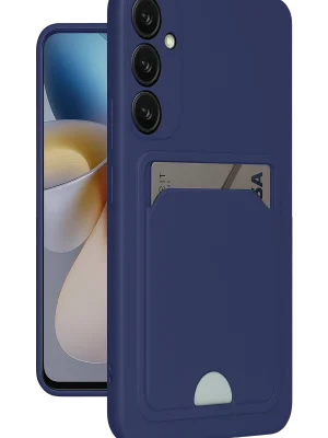 Newface Samsung Galaxy A26 Kılıf Kelvin Kartvizitli Silikon - Lacivert