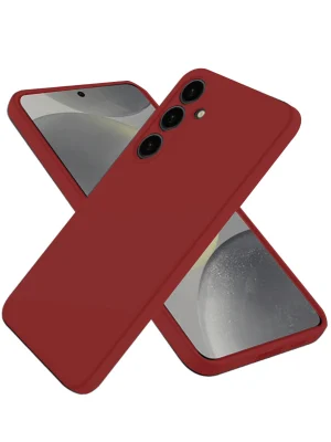 Newface Samsung Galaxy A26 Kılıf Nano içi Kadife Silikon - Kırmızı