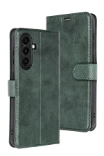 Newface Samsung Galaxy A26 Kılıf Trend S Plus Kapaklı Kılıf - Yeşil