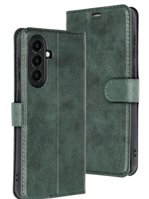 Newface Samsung Galaxy A26 Kılıf Trend S Plus Kapaklı Kılıf - Yeşil