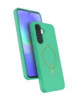 Newface Samsung Galaxy A26 Regal Magsafe Standlı Kapak - Yeşil