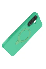 Newface Samsung Galaxy A26 Regal Magsafe Standlı Kapak - Yeşil - Görsel 4