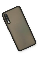 Newface Samsung Galaxy A30S Kılıf Montreal Silikon Kapak - Siyah - Görsel 3