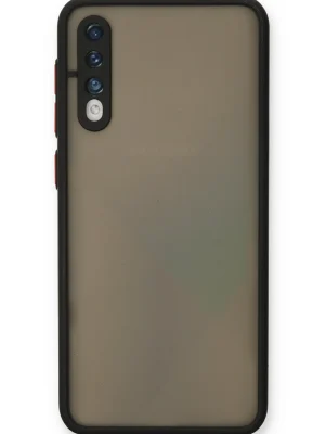 Newface Samsung Galaxy A30S Kılıf Montreal Silikon Kapak - Siyah