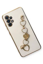 Newface Samsung Galaxy A32 Kılıf Esila Silikon - Beyaz - Görsel 3