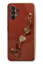 Newface Samsung Galaxy A32 Kılıf Esila Silikon - Kırmızı - Görsel 2