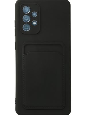 Newface Samsung Galaxy A53 5G Kılıf Kelvin Kartvizitli Silikon - Siyah