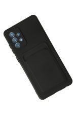 Newface Samsung Galaxy A53 5G Kılıf Kelvin Kartvizitli Silikon - Siyah - Görsel 3