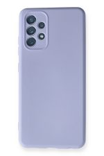Newface Samsung Galaxy A32 Kılıf Nano içi Kadife  Silikon - Lila