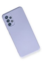 Newface Samsung Galaxy A32 Kılıf Nano içi Kadife  Silikon - Lila - Görsel 3