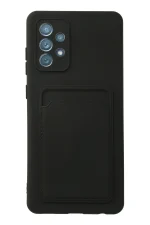 Newface Samsung Galaxy A33 5G Kılıf Kelvin Kartvizitli Silikon - Siyah