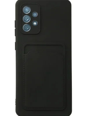 Newface Samsung Galaxy A33 5G Kılıf Kelvin Kartvizitli Silikon - Siyah