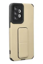 Newface Samsung Galaxy A33 5G Kılıf Mega Standlı Silikon - Gold - Görsel 2