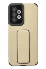 Newface Samsung Galaxy A33 5G Kılıf Mega Standlı Silikon - Gold